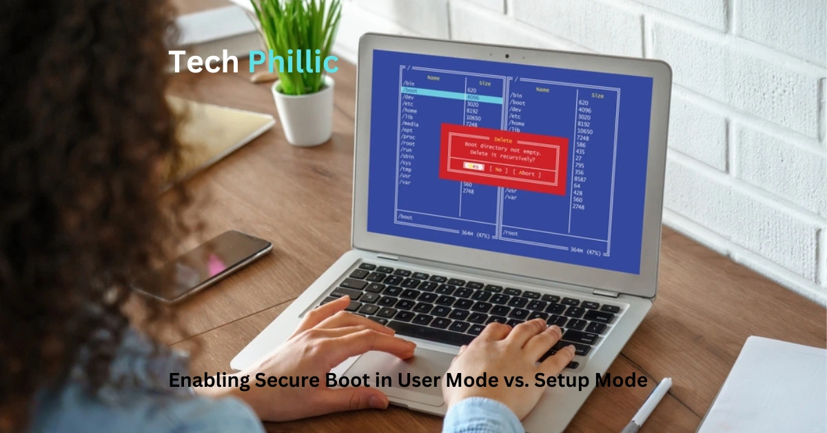 Demystifying Secure Boot: Enabling Secure Boot in User Mode vs. Setup Mode