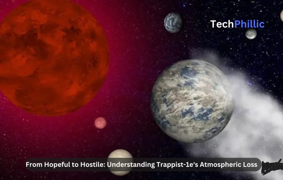 From Hopeful to Hostile: Understanding Trappist-1e  Atmosphere Loss